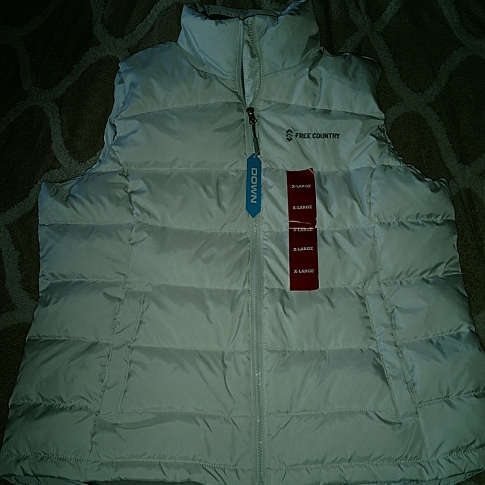 NWT Women's XL Free Country Down Vest